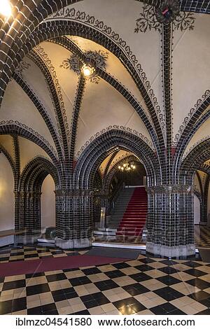 Entrance hall with glazed bricks, town hall Lübeck, Schleswig-Holstein, Germany, Europe View Large Photo Image Stock Image - Entrance hall with glazed bricks, town hall Lübeck, Schleswig-Holstein, Germany, Europe. Fotosearch