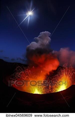 Eruption, volcanic eruption, twilight, Yasur volcano, Tanna Island, Vanuatu, South Seas, Oceania View Large Photo Image Stock Photo - Eruption, volcanic eruption, twilight, Yasur volcano, Tanna Island, Vanuatu, South Seas, Oceania. Fotosearch