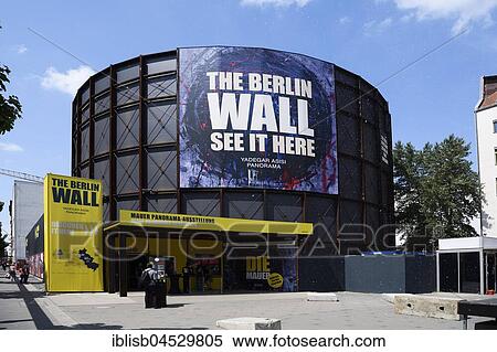 Exhibition Hall Asisi Panorama, The Wall, Checkpoint Charlie, Berlin, Germany, Europe View Large Photo Image Stock Photography - Exhibition Hall Asisi Panorama, The Wall, Checkpoint Charlie, Berlin, Germany, Europe. Fotosearch