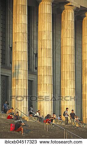 Stock Image - Facultad de Derecho, Faculty of Law, University of Recoleta, Buenos Aires, Argentina, South America. Fotosearch