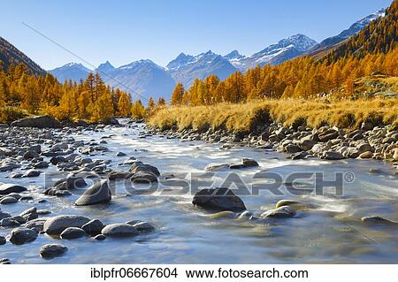 Picture - Fafleralp in the Lötschental, Valais, Switzerland, Europe. Fotosearch