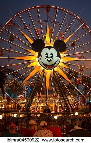 Ferris Wheel Mickey's Fun Wheel, California Adventure Park, Disneyland Resort, Anaheim, California, USA, North America View Large Photo Image Stock Image - Ferris Wheel Mickey's Fun Wheel, California Adventure Park, Disneyland Resort, Anaheim, California, USA, North America. Fotosearch