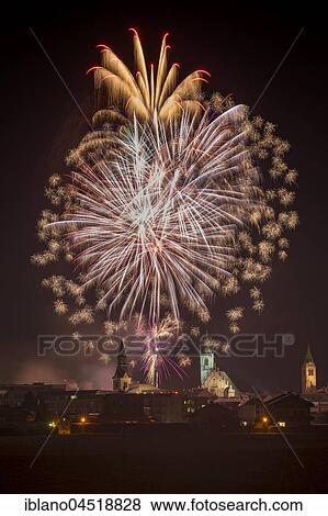 Fireworks, Spitalskirche and parish church, Schwaz, Tyrol, Austria, Europe View Large Photo Image Stock Photo - Fireworks, Spitalskirche and parish church, Schwaz, Tyrol, Austria, Europe. Fotosearch