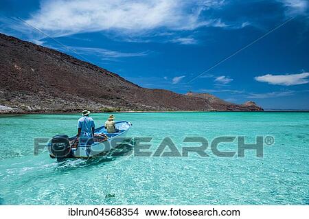 Fisher in boat, Isla Espiritu Santo, Baja California, Mexico, Central America View Large Photo Image Picture - Fisher in boat, Isla Espiritu Santo, Baja California, Mexico, Central America. Fotosearch