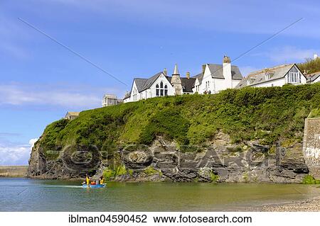 Fishing boat, Port Isaac, Cornwall, England, Great Britain View Large Photo Image Stock Image - Fishing boat, Port Isaac, Cornwall, England, Great Britain. Fotosearch