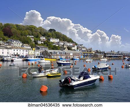 Fishing port, East Looe, Looe, Cornwall, England, United Kingdom, Europe View Large Photo Image Stock Photography - Fishing port, East Looe, Looe, Cornwall, England, United Kingdom, Europe. Fotosearch