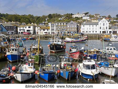 Fishing port, Mevagissey, Cornwall, England, United Kingdom, Europe View Large Photo Image Stock Photograph - Fishing port, Mevagissey, Cornwall, England, United Kingdom, Europe. Fotosearch