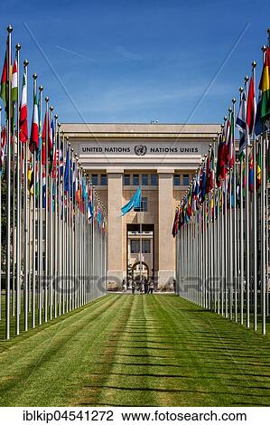 Flags in front of the Palace of Nations, United Nations, UN, Palais des Nations, Geneva, Switzerland, Europe View Large Photo Image Stock Image - Flags in front of the Palace of Nations, United Nations, UN, Palais des Nations, Geneva, Switzerland, Europe. Fotosearch
