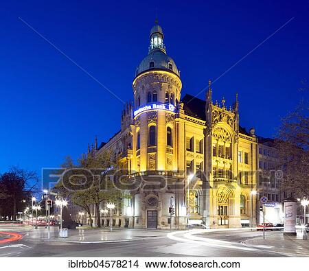 Picture - Former head office Hannoversche Bank, today branch office Deutsche Bank, city centre, Hanover, Lower Saxony, Germany, Europe. Fotosearch