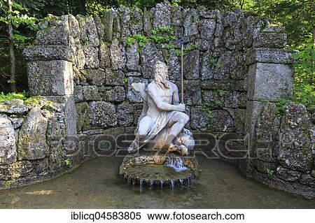 Fountain of Neptune, Hellbrunn fountain, Hellbrunn castle, Salzburg, Austria, Europe View Large Photo Image Stock Photography - Fountain of Neptune, Hellbrunn fountain, Hellbrunn castle, Salzburg, Austria, Europe. Fotosearch