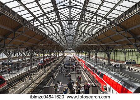 Four-lane railway station in Lübeck main station, built in 1908, Lübeck, Schleswig-Holstein, Germany, Europe View Large Photo Image Stock Image - Four-lane railway station in Lübeck main station, built in 1908, Lübeck, Schleswig-Holstein, Germany, Europe. Fotosearch