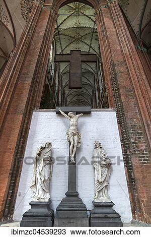 Fragment of the crucifixion group of the Fredenhagen altar, baroque, St. Marienkirche, Lübeck, Schleswig-Holstein, Germany, Europe View Large Photo Image Stock Image - Fragment of the crucifixion group of the Fredenhagen altar, baroque, St. Marienkirche, Lübeck, Schleswig-Holstein, Germany, Europe. Fotosearch