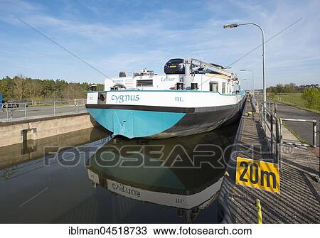 Freighter in sluice Eckersmühlen near Roth, Main-Danube Canal, Franconian lakeland, Middle Franconia, Franconia, Bavaria, Germany, Europe View Large Photo Image Stock Image - Freighter in sluice Eckersmühlen near Roth, Main-Danube Canal, Franconian lakeland, Middle Franconia, Franconia, Bavaria, Germany, Europe. Fotosearch