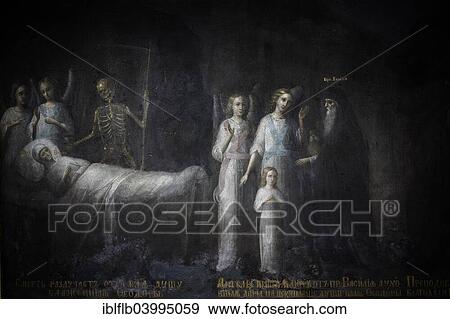 Fresco, Death, Kiev Cave Monastery, Kijewo-Petscherska Lawra, Kiev, Ukraine, Europe View Large Photo Image Stock Photo - Fresco, Death, Kiev Cave Monastery, Kijewo-Petscherska Lawra, Kiev, Ukraine, Europe. Fotosearch