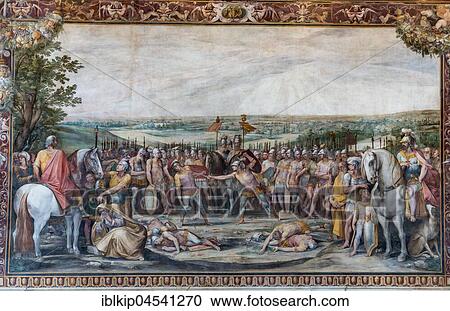 Fresco of the battle between Horatti and Curiatti, Capitolini Museum, Rome, Italy, Europe View Large Photo Image Stock Image - Fresco of the battle between Horatti and Curiatti, Capitolini Museum, Rome, Italy, Europe. Fotosearch