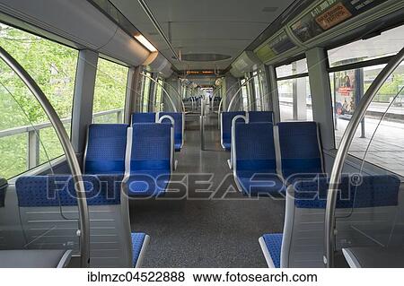 Fully walk-through compartment of a modern metro, Munich, Bavaria, Germany, Europe View Large Photo Image Stock Photo - Fully walk-through compartment of a modern metro, Munich, Bavaria, Germany, Europe. Fotosearch