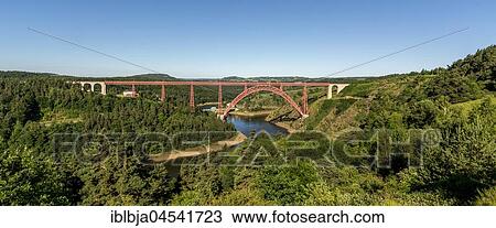 Garabit Viaduct, architect Gustave Eiffel, Ruynes-en-Margeride, Auvergne, France, Europe View Large Photo Image Stock Image - Garabit Viaduct, architect Gustave Eiffel, Ruynes-en-Margeride, Auvergne, France, Europe. Fotosearch