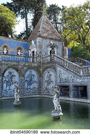Garden, Palace of the Marquis de Fronteira, Palácio dos Marqueses de Fronteira, district of São Domingos de Benfica, Lisbon, Portugal, Europe View Large Photo Image Stock Photo - Garden, Palace of the Marquis de Fronteira, Palácio dos Marqueses de Fronteira, district of São Domingos de Benfica, Lisbon, Portugal, Europe. Fotosearch