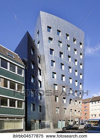 Gehry-Tower Hannover, architect Frank O. Gehry, office and event building, city centre, Hanover, Lower Saxony, Germany, Europe View Large Photo Image Stock Photography - Gehry-Tower Hannover, architect Frank O. Gehry, office and event building, city centre, Hanover, Lower Saxony, Germany, Europe. Fotosearch