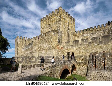Georgsburg, Castelo de São Jorge, Lisbon, Portugal, Europe View Large Photo Image Picture - Georgsburg, Castelo de São Jorge, Lisbon, Portugal, Europe. Fotosearch