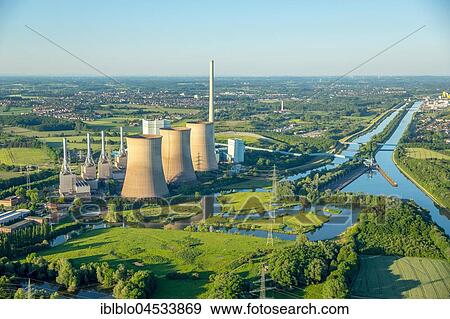 Gersteinwerk, Inogy, RWE Power, coal power plant in Werne-Stockum on the city boundary to Hamm, Datteln-Hamm-Kanal, Werne, aerial photo, Ruhr area, North Rhine-Westphalia, Germany, Europe View Large Photo Image Stock Photo - Gersteinwerk, Inogy, RWE Power, coal power plant in Werne-Stockum on the city boundary to Hamm, Datteln-Hamm-Kanal, Werne, aerial photo, Ruhr area, North Rhine-Westphalia, Germany, Europe. Fotosearch
