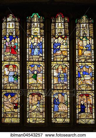 Glass window in parish church, St Neot, Bodmin Moor, Cornwall, England, United Kingdom, Europe View Large Photo Image Stock Photo - Glass window in parish church, St Neot, Bodmin Moor, Cornwall, England, United Kingdom, Europe. Fotosearch