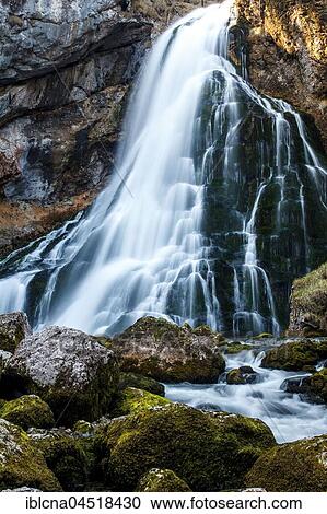 Golling Waterfall, Golling, Hallein District, Austria, Europe View Large Photo Image Stock Image - Golling Waterfall, Golling, Hallein District, Austria, Europe. Fotosearch
