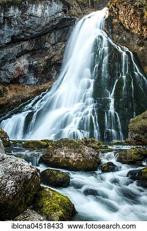 Golling Waterfall, Golling, Hallein District, Austria, Europe View Large Photo Image Stock Image - Golling Waterfall, Golling, Hallein District, Austria, Europe. Fotosearch