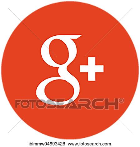 Stock Photo - Google Plus, Google+, social networking. Fotosearch
