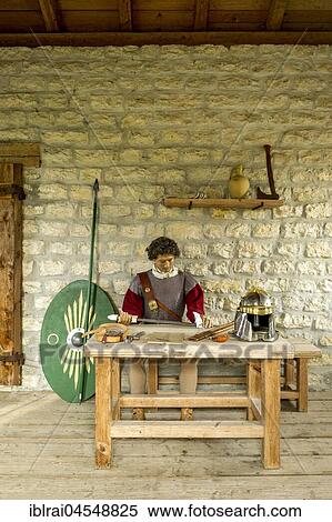 Guardroom in the Roman fort Pfünz, Castra Vetoniana or Vetonianae, Raetian Limes, Walting, Eichstätt, Upper Bavaria, Bavaria, Germany, Europe View Large Photo Image Stock Photography - Guardroom in the Roman fort Pfünz, Castra Vetoniana or Vetonianae, Raetian Limes, Walting, Eichstätt, Upper Bavaria, Bavaria, Germany, Europe. Fotosearch