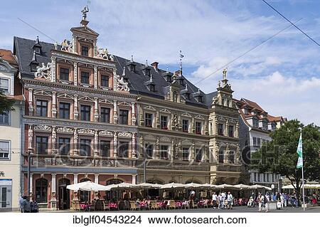 Guildhouse with historical renaissance facade, Erfurt, Thuringia, Germany, Europe View Large Photo Image Picture - Guildhouse with historical renaissance facade, Erfurt, Thuringia, Germany, Europe. Fotosearch