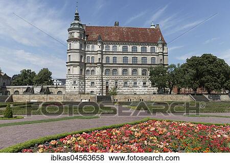 Güstrow Castle with palace garden, Güstrow, Mecklenburg-Western Pomerania, Germany, Europe View Large Photo Image Stock Photo - Güstrow Castle with palace garden, Güstrow, Mecklenburg-Western Pomerania, Germany, Europe. Fotosearch