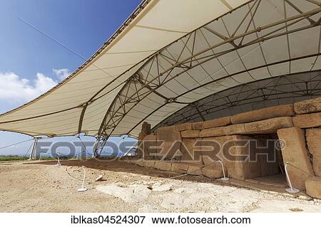 Hagar Qim, prehistoric temple complex with canopy, megalith temple, Qrendi, Malta, Europe View Large Photo Image Stock Photo - Hagar Qim, prehistoric temple complex with canopy, megalith temple, Qrendi, Malta, Europe. Fotosearch