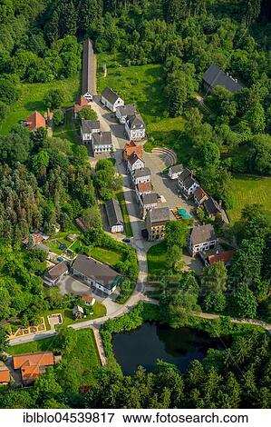 Stock Photo - Hagen open-air museum, Mäckingerbach, Landscape Association Westfalen Lippe, Hagen, Ruhr area, North Rhine-Westphalia, Germany, Europe. Fotosearch