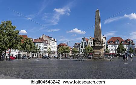 Half-timbered houses and obelisk on Cathedral Square, Erfurt, Thuringia, Germany, Europe View Large Photo Image Stock Image - Half-timbered houses and obelisk on Cathedral Square, Erfurt, Thuringia, Germany, Europe. Fotosearch