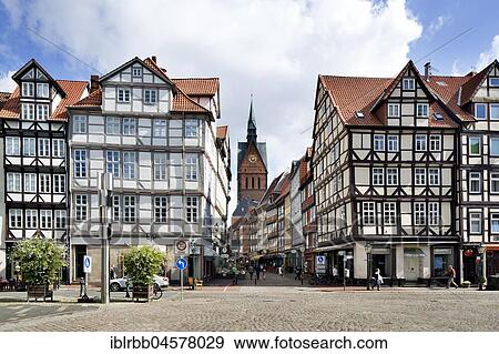 Half-timbered houses at Holzmarkt in the Old Town, Hanover, Lower Saxony, Germany, Europe View Large Photo Image Stock Photo - Half-timbered houses at Holzmarkt in the Old Town, Hanover, Lower Saxony, Germany, Europe. Fotosearch