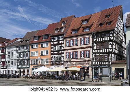 Half-timbered houses on Cathedral Square, Erfurt, Thuringia, Germany, Europe View Large Photo Image Stock Photography - Half-timbered houses on Cathedral Square, Erfurt, Thuringia, Germany, Europe. Fotosearch