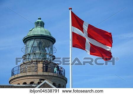 Hammeren lighthouse with Danish flag, Bornholm, Denmark, Europe View Large Photo Image Stock Image - Hammeren lighthouse with Danish flag, Bornholm, Denmark, Europe. Fotosearch