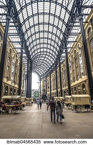 Stock Photography - Hays Galleria, shopping mall, London, England, Great Britain. Fotosearch