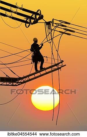 High-voltage engineer at work, Baden-Württemberg, Germany, Europe View Large Photo Image Picture - High-voltage engineer at work, Baden-Württemberg, Germany, Europe. Fotosearch