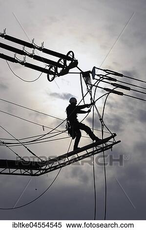 High-voltage engineer at work, Baden-Württemberg, Germany, Europe View Large Photo Image Stock Photography - High-voltage engineer at work, Baden-Württemberg, Germany, Europe. Fotosearch