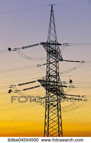 High-voltage engineers at work, Baden-Württemberg, Germany, Europe View Large Photo Image Stock Image - High-voltage engineers at work, Baden-Württemberg, Germany, Europe. Fotosearch