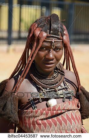 Himba woman, Okongwati, Namibia, Africa View Large Photo Image Stock Photo - Himba woman, Okongwati, Namibia, Africa. Fotosearch