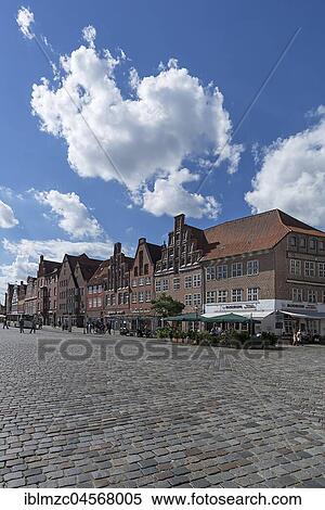Historic gabled houses, Am Sande, Lüneburg, Lower Saxony, Germany, Europe View Large Photo Image Stock Photography - Historic gabled houses, Am Sande, Lüneburg, Lower Saxony, Germany, Europe. Fotosearch