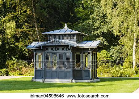Historic Garden Pavilion, Botanical Garden Augsburg, Swabia, Bavaria, Germany, Europe View Large Photo Image Stock Photograph - Historic Garden Pavilion, Botanical Garden Augsburg, Swabia, Bavaria, Germany, Europe. Fotosearch