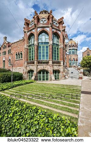 Historic hospital complex Hospital de Sant Pau, Barcelona, Spain View Large Photo Image Stock Image - Historic hospital complex Hospital de Sant Pau, Barcelona, Spain. Fotosearch