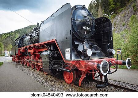 Historic steam engine 50245, lBlack Forest Railway, Triberg railway station, Triberg, Black Forest, Baden-Württemberg, Germany, Europe View Large Photo Image Stock Image - Historic steam engine 50245, lBlack Forest Railway, Triberg railway station, Triberg, Black Forest, Baden-Württemberg, Germany, Europe. Fotosearch