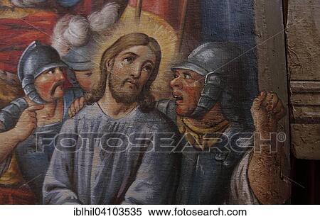 Stock Photography - Holy Sepulchre, Parish Church of St. Martin, Dietenheim, Baden-Württemberg, Germany, Europe. Fotosearch