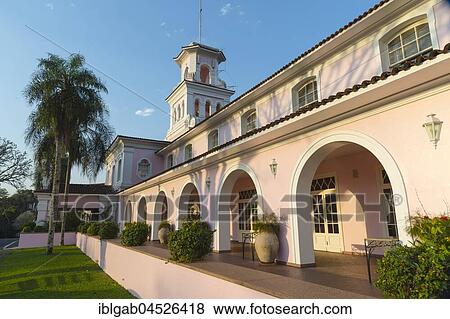 Stock Photo - Hotel Belmond Cataratas, Iguazu Falls, Foz do Iguacu, Parana State, Brazil, South America. Fotosearch