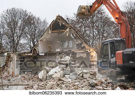 House demolition, Munich, Bavaria, Germany, Europe View Large Photo Image Stock Image - House demolition, Munich, Bavaria, Germany, Europe. Fotosearch
